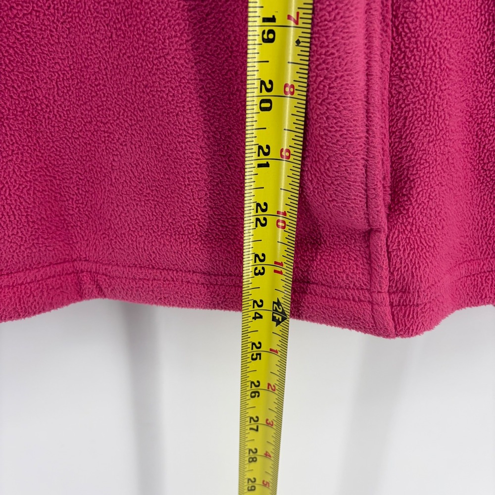 Brooks Brothers 346 Womens Pink Fleece Quarter Zip Pullover‎ Sweater Large - Picture 4 of 6